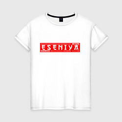 Футболка хлопковая женская ЕсенияEseniya, цвет: белый