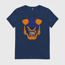 Футболка хлопковая женская Тихоокеанский рубеж, цвет: тёмно-синий