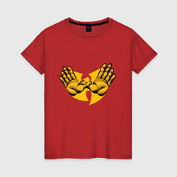 Футболка хлопковая женская Wu-Tang Forever, цвет: красный