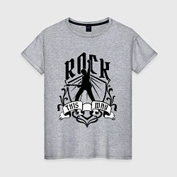 Женская футболка Rock This Way