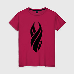 Футболка хлопковая женская DEAD SPACE МЁРТВЫЙ КОСМОС, цвет: маджента