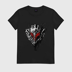 Футболка хлопковая женская BERSERK, цвет: черный