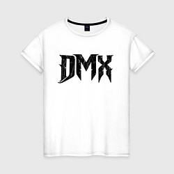 Футболка хлопковая женская DMX Logo Z, цвет: белый