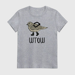 Футболка хлопковая женская Штош, цвет: меланж