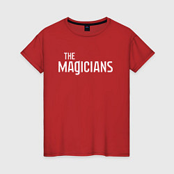 Футболка хлопковая женская The Magicians, цвет: красный