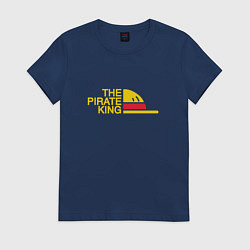 Футболка хлопковая женская THE PIRATE KING, цвет: тёмно-синий