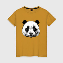 Женская футболка Голова панды