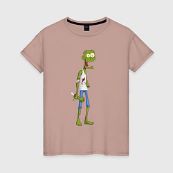 Женская футболка Зомби