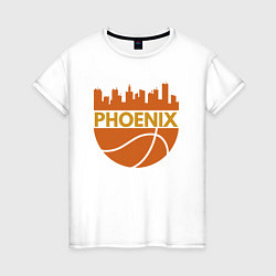 Футболка хлопковая женская Phoenix, цвет: белый