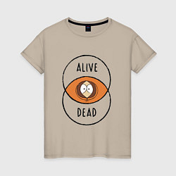 Женская футболка Между жизнью и смертью
