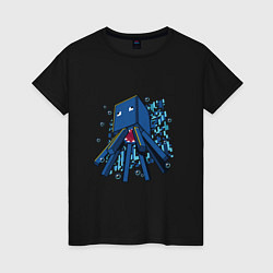Женская футболка Спрут кальмар, осьминог