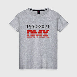 Футболка хлопковая женская Peace DMX, цвет: меланж