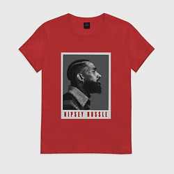 Футболка хлопковая женская Nipsey - King, цвет: красный