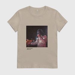 Футболка хлопковая женская Paul de Technoir, цвет: миндальный