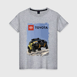 Женская футболка Toyota Racing Team, desert competition