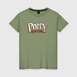 Женская футболка Poppy Playtime Logo