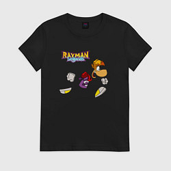 Футболка хлопковая женская Rayman Legends, Рэйман, цвет: черный