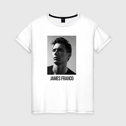 Футболка хлопковая женская James Franco, цвет: белый