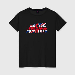 Футболка хлопковая женская Arctic Monkeys!, цвет: черный