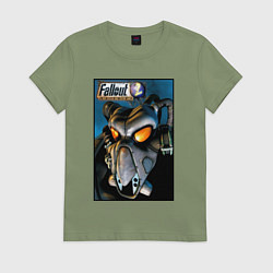 Футболка хлопковая женская Сypress hill, цвет: авокадо