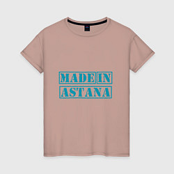 Женская футболка Астана Казахстан