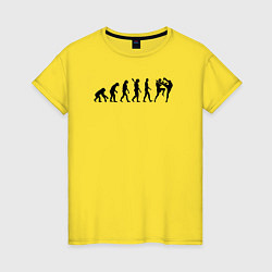 Женская футболка Эволюция Муай Тай