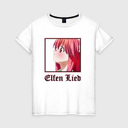 Женская футболка Эльфийская песнь Elfen Lied