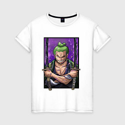 Женская футболка ВАН ПИС ЗОРО One Piece