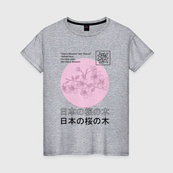 Женская футболка Sakura in Japanese style