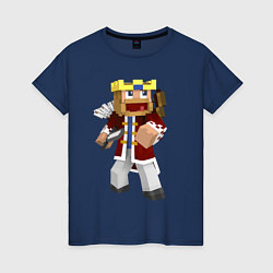 Женская футболка Minecraft Warrior
