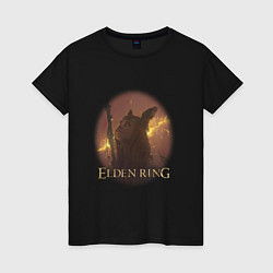 Женская футболка Elden Ring ellips 1 Элден ринг