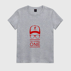 Футболка хлопковая женская Klopp - Normal One, цвет: меланж