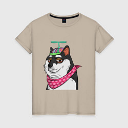 Женская футболка NFT DOGE