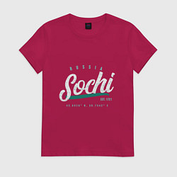 Женская футболка Россия - Сочи