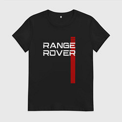 Футболка хлопковая женская RANGE ROVER LAND ROVER, цвет: черный