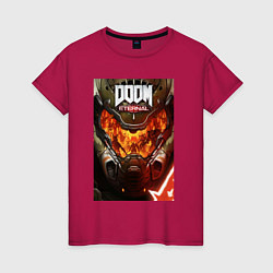 Женская футболка Doom eternal - poster