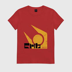 Футболка хлопковая женская City 17 - half life, цвет: красный