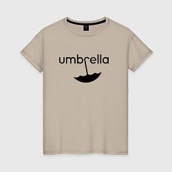 Женская футболка Академия Амбрелла лого