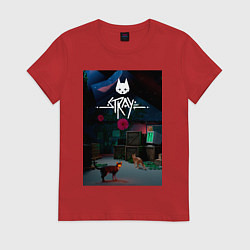 Футболка хлопковая женская Stray: Alawe, цвет: красный