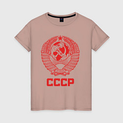 Женская футболка Герб СССР: Советский союз