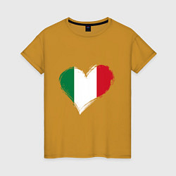 Женская футболка Сердце - Италия