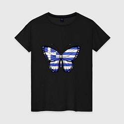 Женская футболка Бабочка - Греция