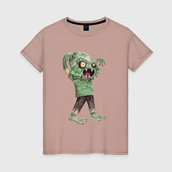 Женская футболка Водяной зомби