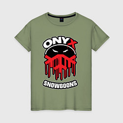 Футболка хлопковая женская Onyx - snowgoons, цвет: авокадо