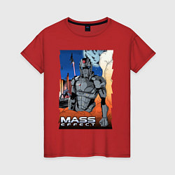 Женская футболка Mass Effect N7 - Warrior