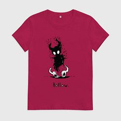 Футболка хлопковая женская Hollow пустой, цвет: маджента
