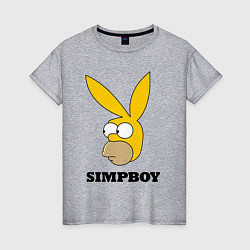 Женская футболка Simpboy - rabbit Homer