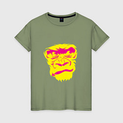 Женская футболка Gorilla face