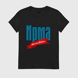 Футболка хлопковая женская Ирма - limited edition, цвет: черный