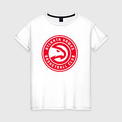 Женская футболка Atlanta hawks basketball